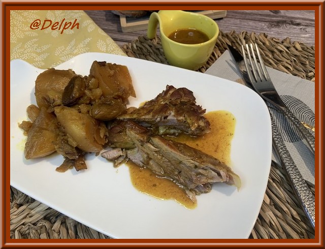 Cuisse de dinde aux épices tajine