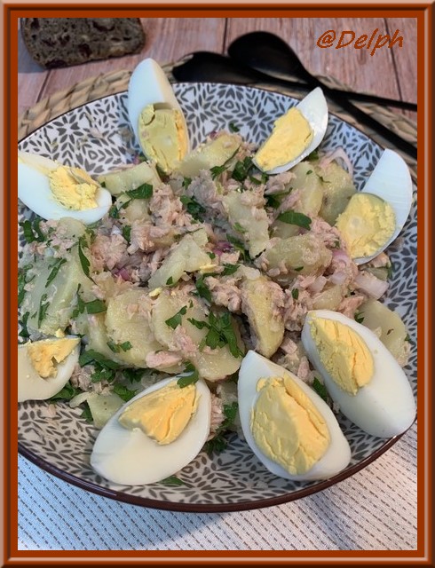 Salade de pommes de terre au thon