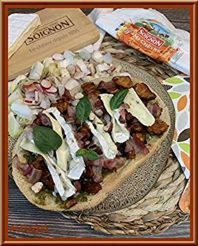Bruschetta de patate douce et mi-chèvre