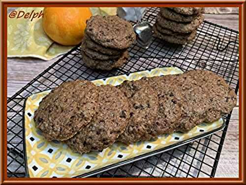 Cookies au chocolat et orange