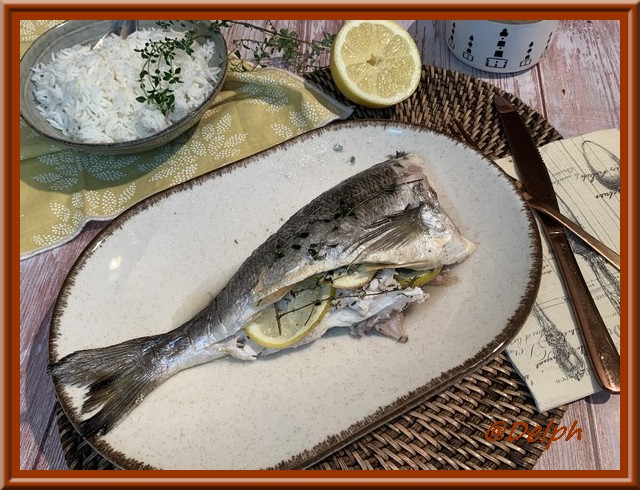 Dorades grillées au thym