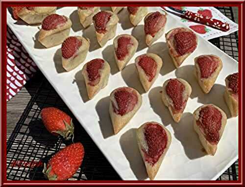Financiers aux fraises de Christophe Felder