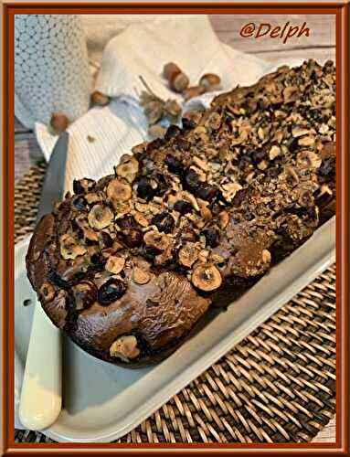 Quatre-quarts chocolat noisettes