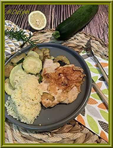 Dinde au citron et romarin