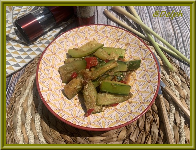 Courgettes à la Thaïe