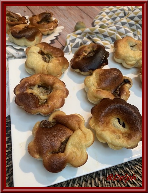 Petits clafoutis aux prunes