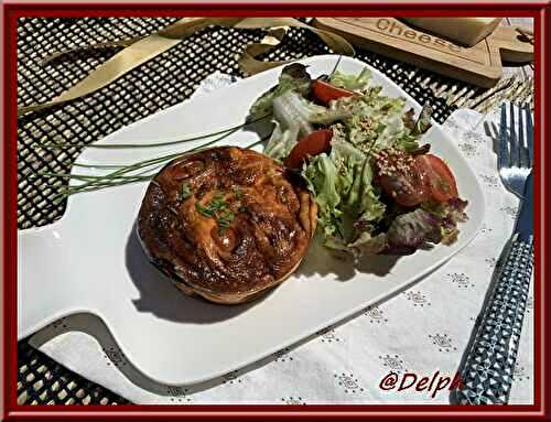 Petits flans de parmesan aux tomates cerise et chorizo