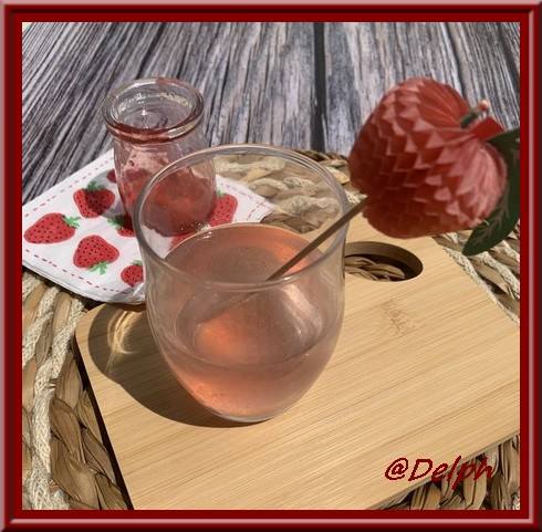 Sirop de queues de fraises