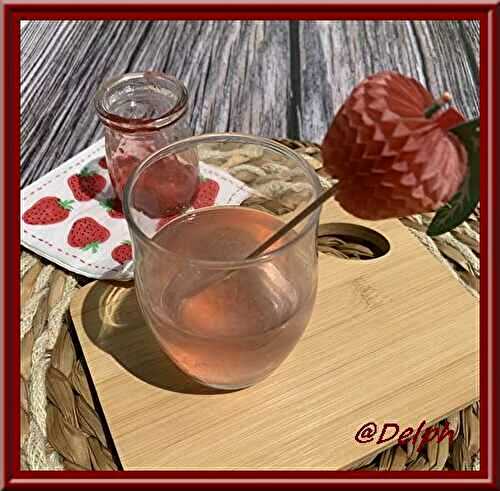 Sirop de queues de fraises