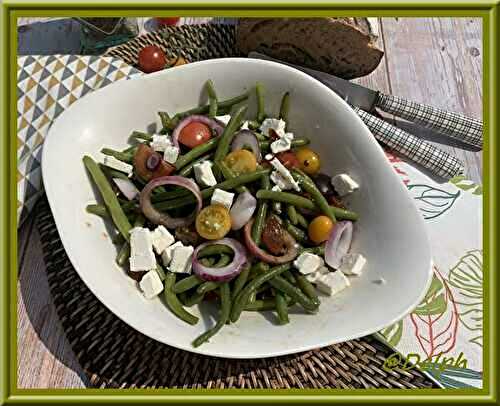 Salade de haricots verts aux tomates