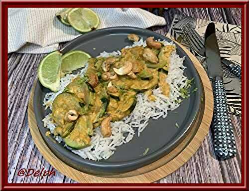 Curry de courgettes