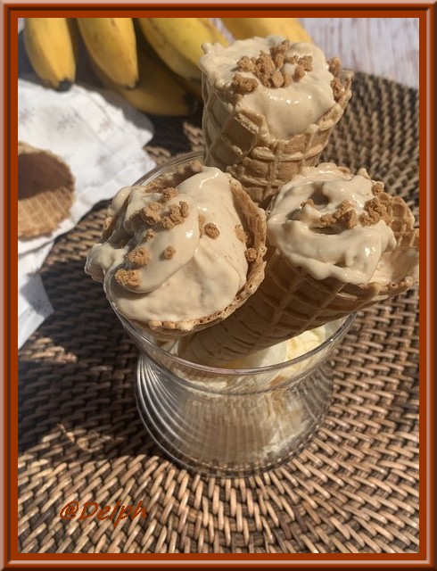 Glace à la banane et beurre de cacahuète