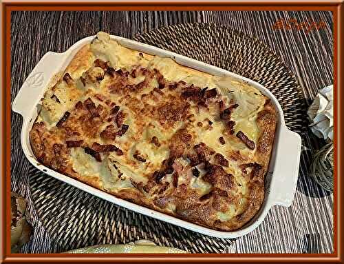 Gratin de chou-fleur aux lardons
