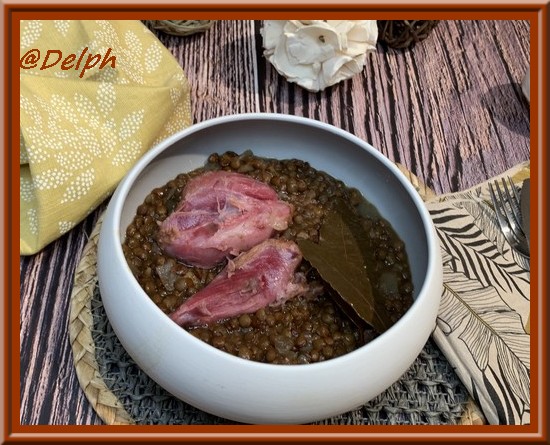 Jambonneau aux lentilles avec le Cookéo