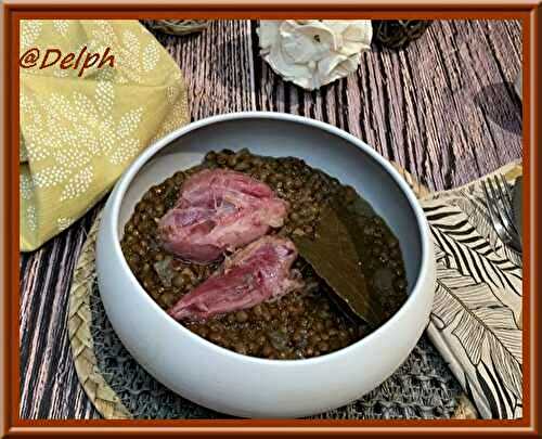 Jambonneau aux lentilles avec le Cookéo