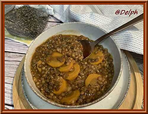 Soupe de lentilles avec le Cookéo