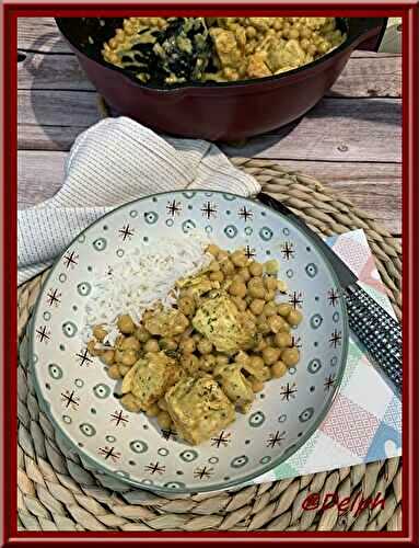 Curry de pois chiche au poulet