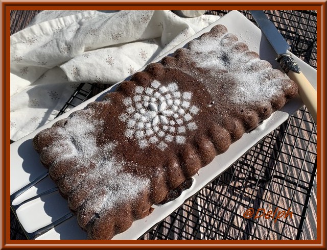 Fondant chocolat et crème de marrons