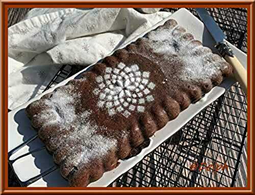Fondant chocolat et crème de marrons