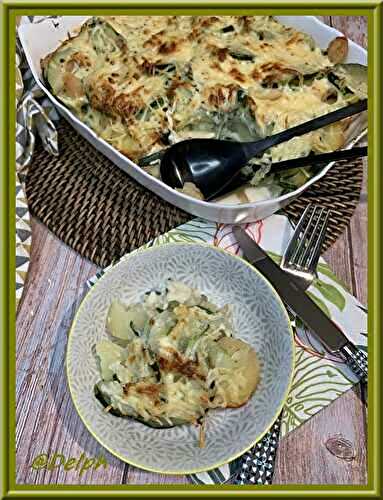 Gratin de courgettes et pommes de terre