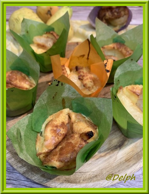 Popovers aux poires