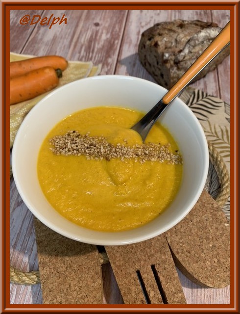 Soupe de carottes au curry