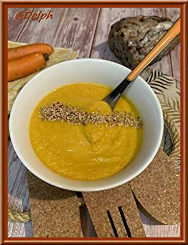 Soupe de carottes au curry
