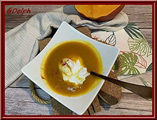 Soupe de potimarron et son fantôme