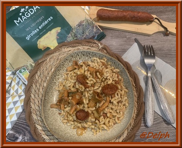 Coquillotto aux girolles et chorizo