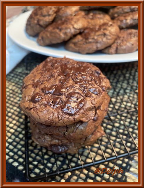 Outrageous chocolate cookies de Martha Stewart