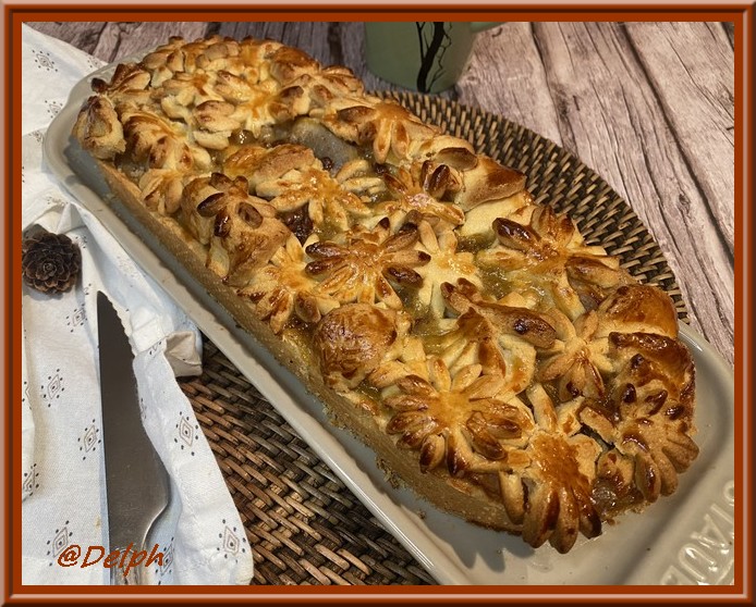 Tarte poires et amande