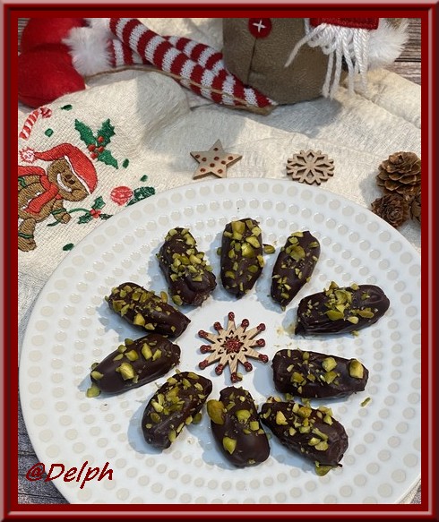 Dattes fourrées au beurre de cacahuètes