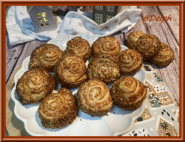 Feuilletés apéritifs à l’Emmental