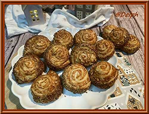 Feuilletés apéritifs à l’Emmental