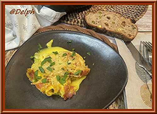 Gratin de chou-fleur au curcuma et pancetta