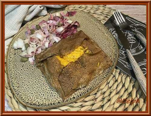 Galette complète aux pommes de terre, poulet et cheddar