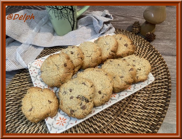 Biscuits à la châtaigne et chocolat