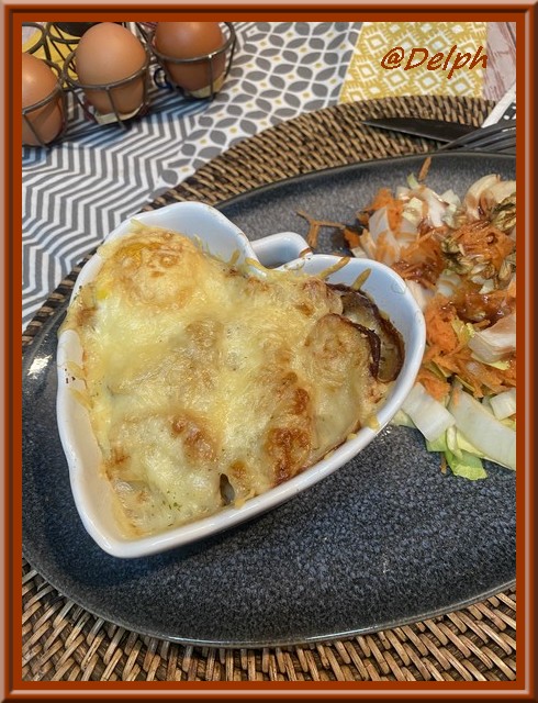 Gratin de pommes de terre  à la cancoillotte