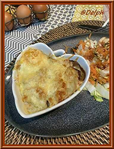 Gratin de pommes de terre  à la cancoillotte