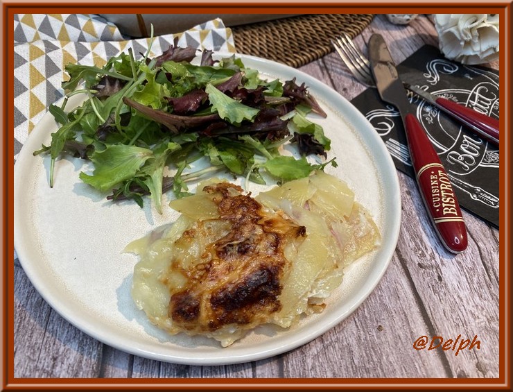 Gratin de pommes de terre au bacon