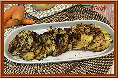 Paillassons de pommes de terre et carotte