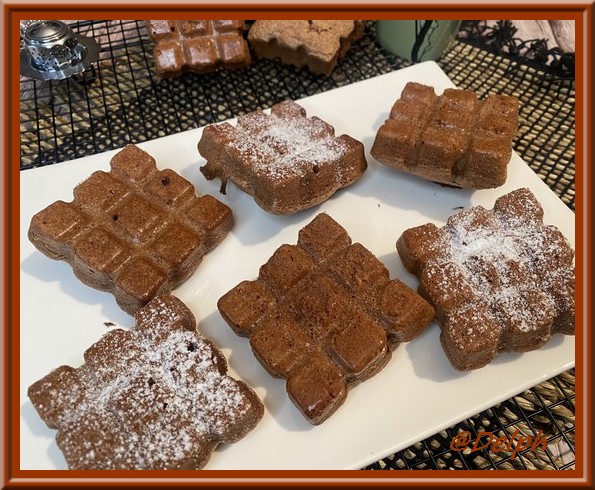 Petits gâteaux au chocolat et amande