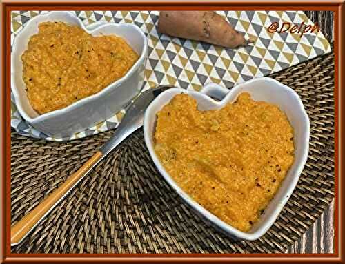 Purée de patate douce et fenouil