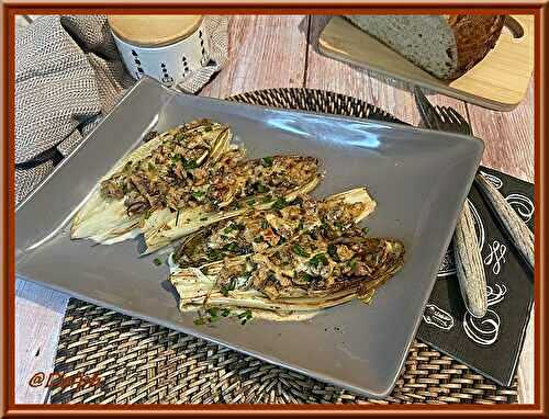 Endives braisées et sardines aux tomates séchées