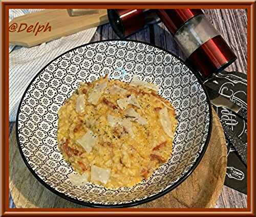 Risotto au chorizo et parmesan