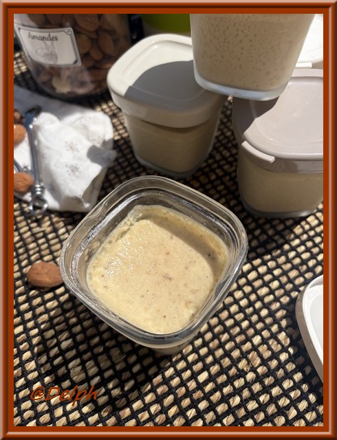 Crème aux œufs et lait d’amande avec la Multi-délices