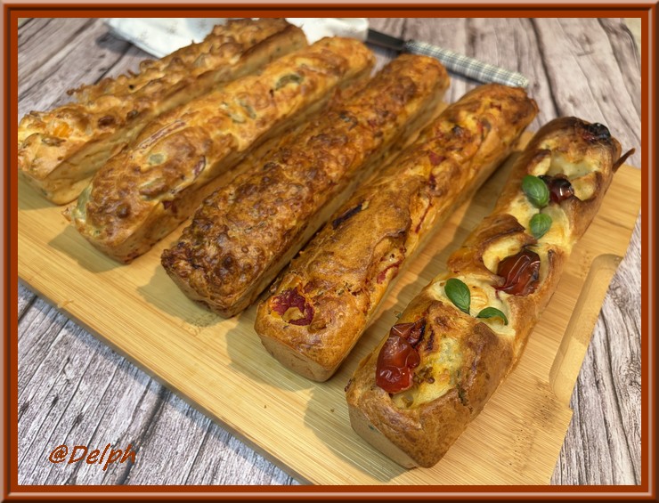 5 cakes longs salés