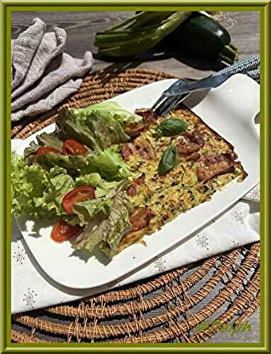 Scarpaccia de courgettes