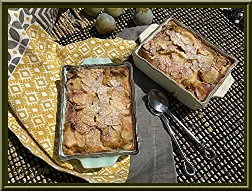 Clafoutis aux prunes et lait concentré