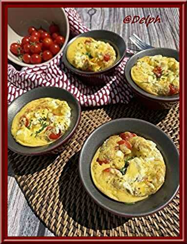 Clafoutis aux tomates cerises et fromage de chèvre